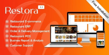 Restora - Restaurant Management System + Restaurant E-commerce