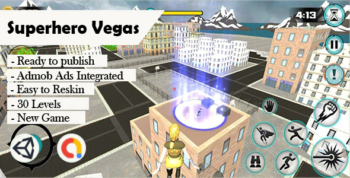Superhero Vegas (Unity - Admob)