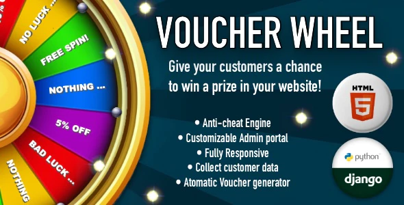 Voucher Wheel - Engage and give prizes to your customers