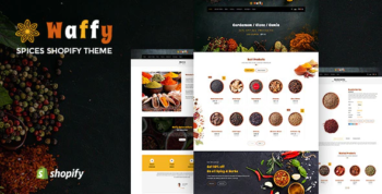 Waffy - Spices, Dry Fruits and Nuts Organic shop Shopify Theme