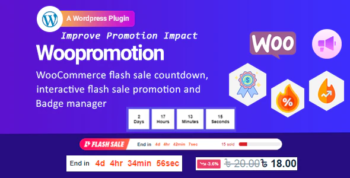 Woopromotion - WooCommerce product promotion sale countdown and Badge Manager