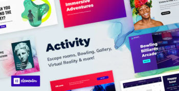 Activity - Booking WordPress Theme