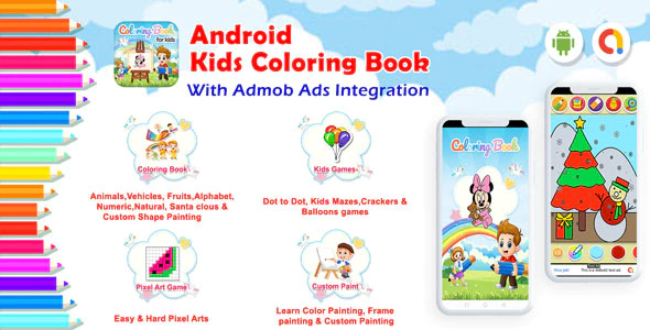 Android Kids Coloring Book - Games for Kids, Painting, Glow Draw (Android 11)