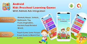 Android Kids Preschool Learning games - Baby First words (V_2)(Android 12)