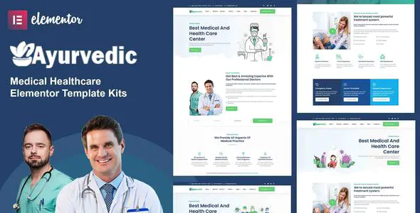 Ayurvedic - Medical Healthcare Elementor Template Kits