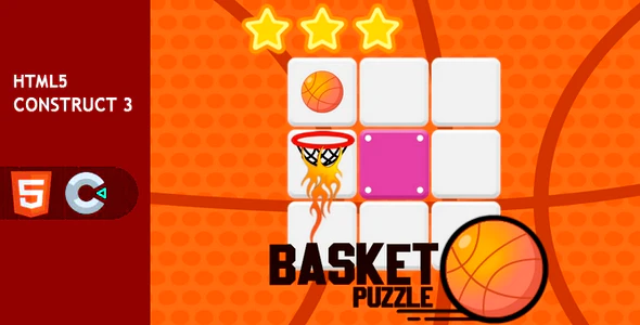 Basket Puzzle - HTML5 Game (Construct3 C3p)