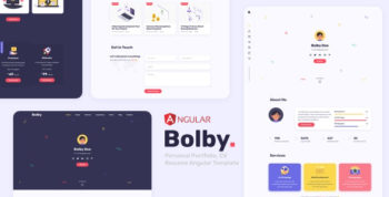 Bolby - Personal Portfolio Angular Template