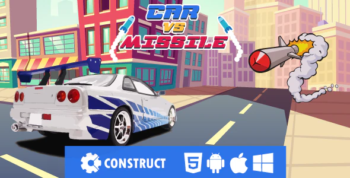 Car vs Missile - HMTL5 Mobile Game