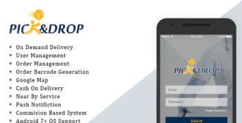 Delivery Management & Package Tracker Android App with Web Admin Control