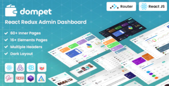 Dompet - React Redux Admin Template