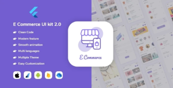 E-commerce UI kit in Flutter - 2.0 Supported