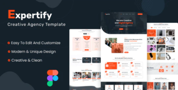 Expertify - Creative Agency Figma Template