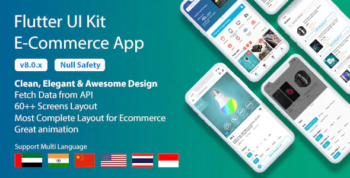 Flutter UI Kit - E-Commerce App