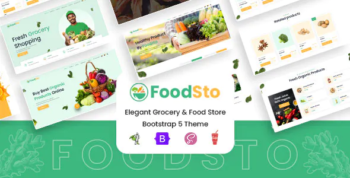 Foodsto - Grocery & Food Store Hbs, Scss & Html Theme