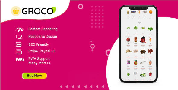 Groco - Vue Laravel Grocery System