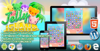 Jelly Island - HTML5 Matching Game