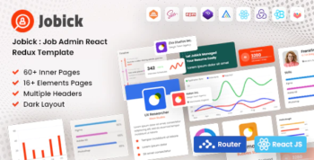 Jobick | React Redux Job Admin Template + Frontend Pages
