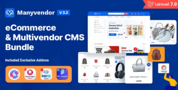 Manyvendor - eCommerce & Multivendor CMS Bundle