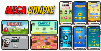 Mega Bundle #1 - 10 Android Games Projects with AdMob