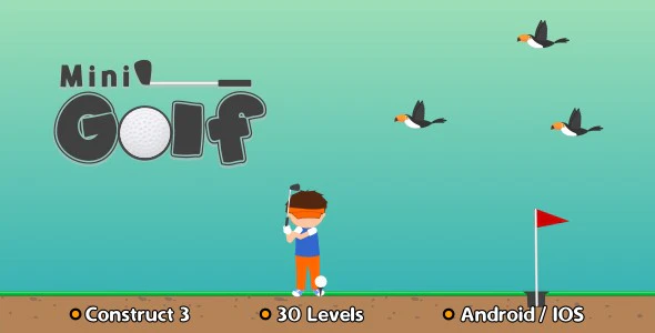Mini Golf - HTML5 Game (Construct 3)