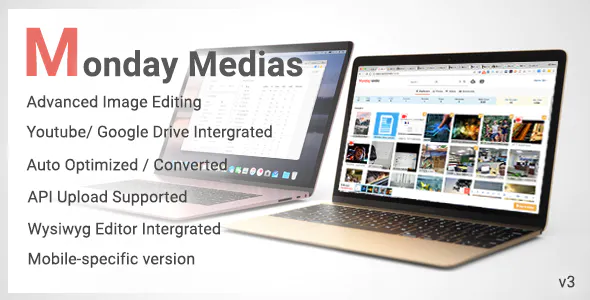 MondayMedias - Management files and Integration for CMS