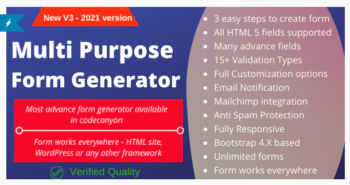 Multi-Purpose Form Generator & docusign (All types of forms) with SaaS