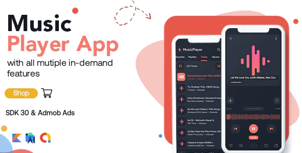 Music Player - Android App with - Admob Ads