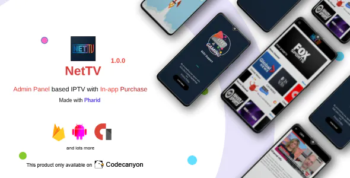 NetTV - IPTV with Admin Panel
