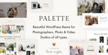 Palette Photographer Portfolio WordPress