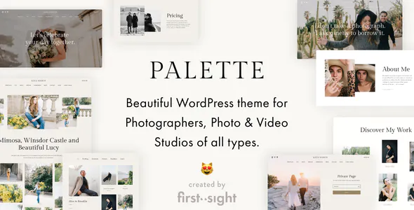 Palette Photographer Portfolio WordPress