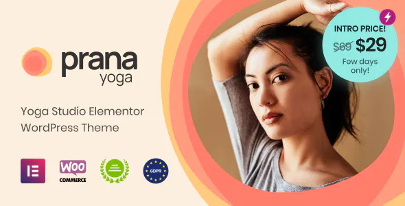 Prana Yoga - Theme for Elementor