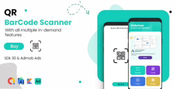 QR Scanner & Generater+ BarCode Scanner - Android App with - Admob Ads