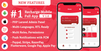Recharge Mobile - Flutter Recharge Mobile application
