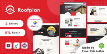 Roofplan - Roofing Services WordPress Theme + RTL