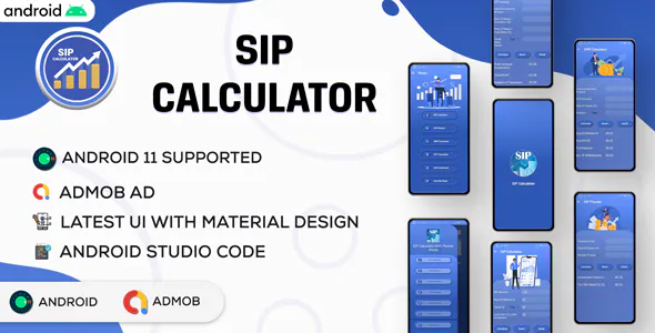 SIP Calculator - SIP Investment Calculator - Android App - Admob Ads - v2.0