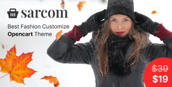Sarcom‌ - Fashion OpenCart Theme