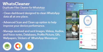 WhatsCleaner - Duplicate File Cleaner with Admob, Firebase & GDPR