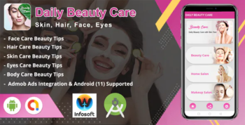 Android Daily Beauty Care - Skin, Hair, Face, Eyes (Android 11 Supported)