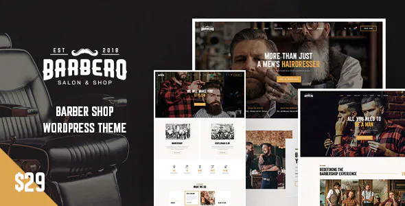 Barbero - Hair Salon WordPress Theme