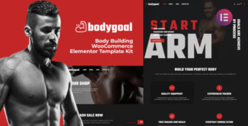 Body Goal - Body Building WooCommerce Elementor Template Kit