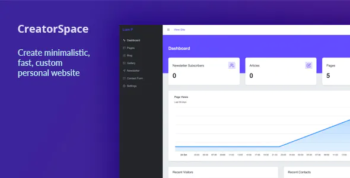 CreatorSpace - Personal Website CMS