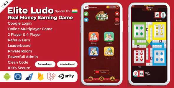 Elite Ludo Real Money Earning Android App