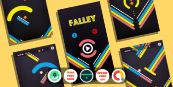 Falley (Android Studio+Admob+Reward Video+Inapp+Leaderboard+ready to publish)