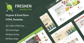 Freshen - Organic & Food Store HTML Template