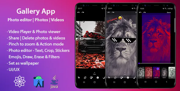 Gallery App - Photo editor - Photos - Videos