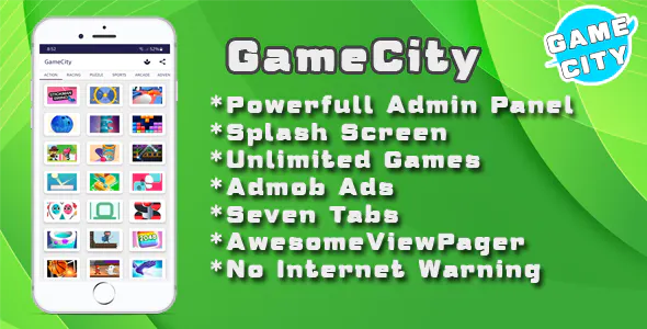 GameCity - All In One Games App