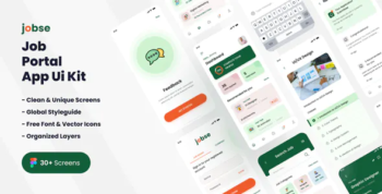 Jobse - Job Portal App Figma UI Template