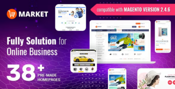 Market - Premium and Optimized Magento Theme (38+ Indexes)
