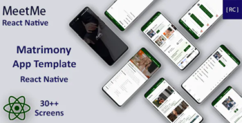 Matrimony App Template in React Native | Match Making App Template | React Native | MeetMe