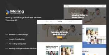Moling - Moving and Storage Business Services Template Kit